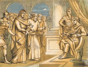 Christ Before Pilate by English School