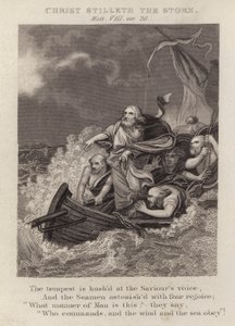 Christ Stilleth the Storm, Matthew VIII, ver 26