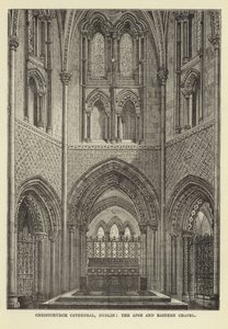 Christchurch Cathedral, Dublin, the Apse and Eastern Chapel by English School