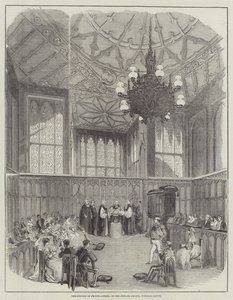 Christening of Prince Alfred, in the Private Chapel, Windsor Castle by English School