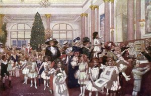 Christmas Festivities for Children, Savoy Hotel by English School