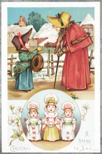 Christmas Greetings and Girls Singing