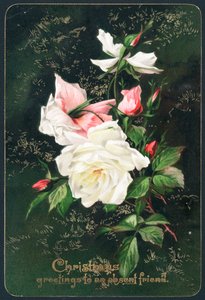 Christmas greetings to an absent friend - Christmas card