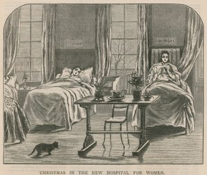 Christmas in the New Hospital for Women by English School