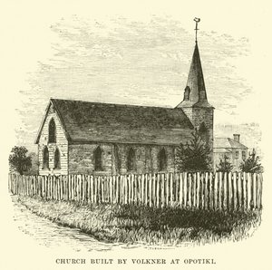 Church Built by Volkner at Opotiki