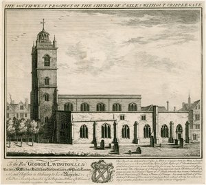 Church of St Giles Without Cripplegate, London