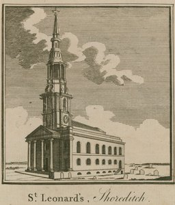 Church of St Leonard, Shoreditch by English School