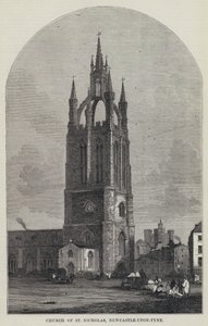 Church of St Nicholas, Newcastle-upon-Tyne (engraving) by English School