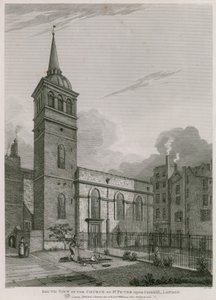 Church of St Peter upon Cornhill, London by English School