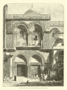 Church of the Holy Sepulchre at Jerusalem by English School
