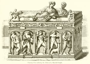 Cinerary Urn enclosing the Ashes of a Married Couple by English School