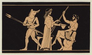 Circe offering the enchanted drink to Ulysses