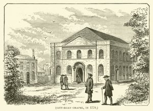 City-Road Chapel, in 1778 by English School