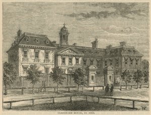 Clarendon House in 1666 by English School