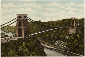 Clifton Suspension Bridge by English School