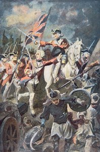 Clive at Plassey by English School