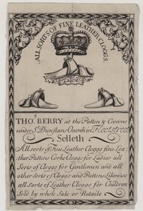 Clog Makers, Thomas Berry by English School