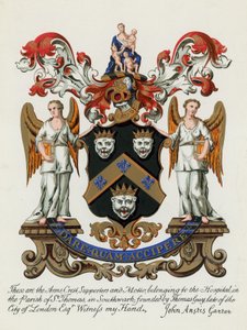 Coat of Arms of the Hospital in the Parish of St Thomas, Southwark by English School