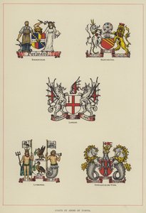 Coats of Arms of Towns by English School