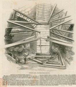 Coffer Dam, Westminster Bridge