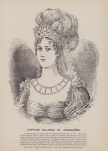 Hairstyle Duchess of Angouleme
