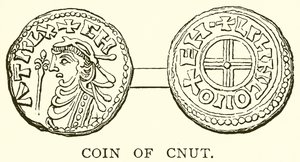 Coin of Cnut by English School