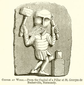 Coiner at Work by English School