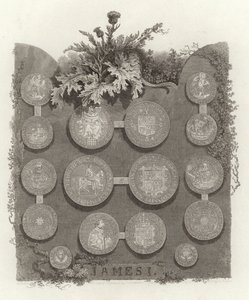 Coins of King James I by English School