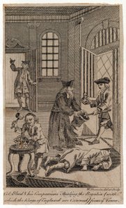 Colonel Blood and His Companions Stealing the Crown Jewels by English School