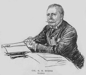 Colonel H M Hozier, Secretary of Lloyds