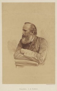 Colonel J A Cowen (litho) by English School