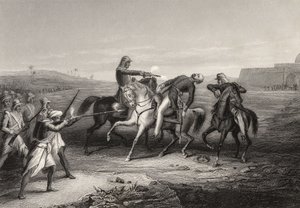 Colonel John Platt killed by the mutineers at Mhow, 1st July 1857, from 