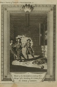 Colonel Thomas Blood Stealing the Crown by English School