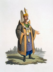 Colonel of the Janissaries with jewels and daggers, 1818