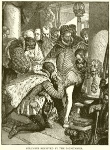 Columbus Received by the Dignitaries