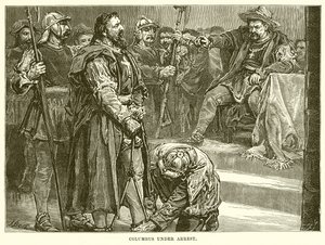 Columbus under Arrest by English School
