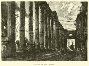 Columns of San Lorenzo by English School