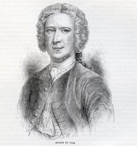 Commodore George Anson, 1st Baron Anson, 1744 by English School