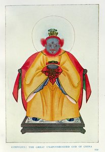 Confucius: The Great Unapotheosized God of China, Illustration from 