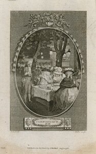 Connoisseur of Food and Drink by English School