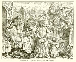 Conrad III and the Women of Weinsberg by English School