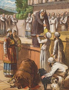 Consecration of Aaron and His Sons by English School