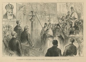 Consecration of the Greek Church of Agia Sophia by English School