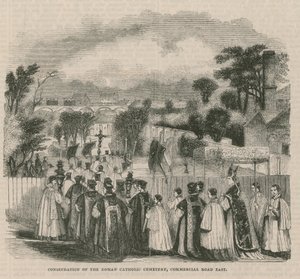 Consecration of the Roman Catholic Cemetery by English School