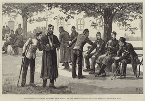 Convalescent Cavalry Soldiers from Egypt, at the Herbert Royal Military Hospital, Shooter
