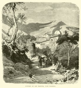 Convent of San Martino, Near Palermo by English School