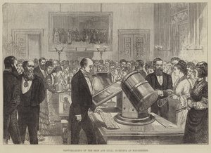 Conversazione of the Iron and Steel Institute at Manchester by English School