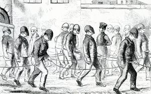 Convicts Exercising in Pentonville Prison, from 