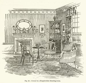 Corner in a Hepplewhite Drawing-room