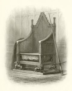 Coronation Chair in Westminster Abbey